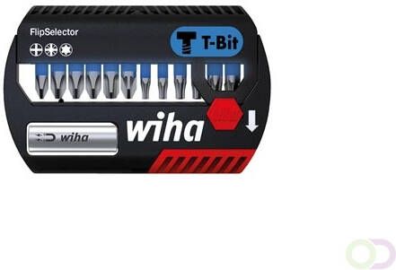 Wiha Bitset FlipSelector T bit 25 mm Phillips Pozidriv TORXÂ® 13 delig 1 4"(41824 )