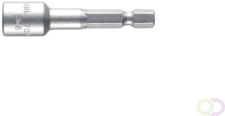 Wiha Dopsleutelinzet magnetisch Standard 55 mm buitenzeskant 1 4" (04634) 7 0