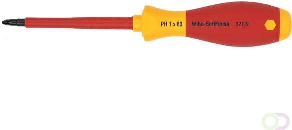 Velleman Wiha Schroevendraaier SoftFinish electric Phillips (00847) PH1 x 80 mm