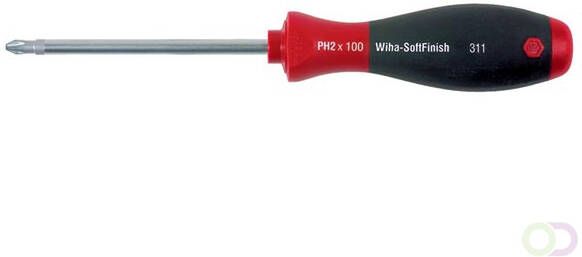 Wiha Schroevendraaier SoftFinish Phillips met ronde schacht (27756) PH0 x 100 mm