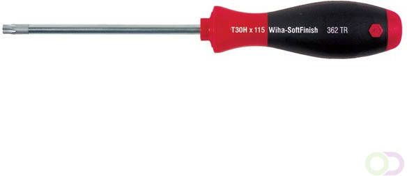 Wiha Schroevendraaier SoftFinish TORXÂ Â TamperÂ ResistantÂ (metÂ boring) met ronde schacht (01300) T10H x 80 mm