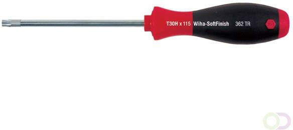 Velleman Wiha Schroevendraaier SoftFinish TORXÂ Â TamperÂ ResistantÂ (metÂ boring) met ronde schacht (01301) T15H x 80 mm