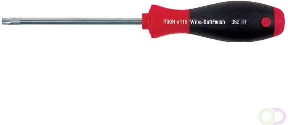 Wiha Schroevendraaier SoftFinish TORXÂ Â TamperÂ ResistantÂ (metÂ boring) met ronde schacht (26457) T10H x 300 mm