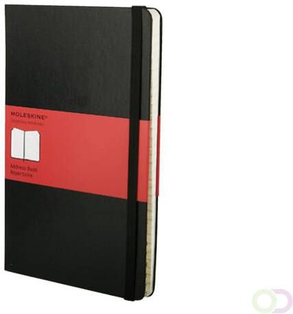 Moleskine Adresboek pocket 90x140mm hard cover zwart