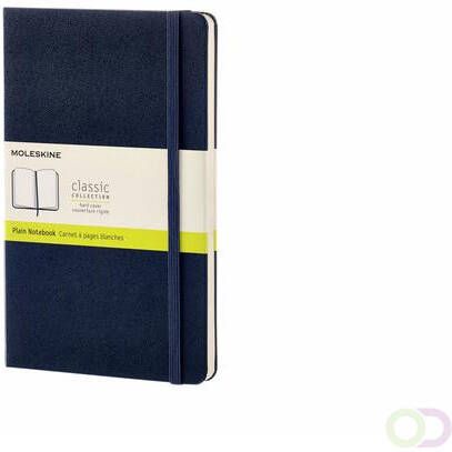 Moleskine notitieboek ft 13 x 21 cm eggen harde cover 240 blad saffier - Foto 3