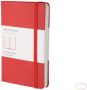 Moleskine notitieboek ft 9 x 14 cm gelijnd harde cover 192 blad rood - Thumbnail 2