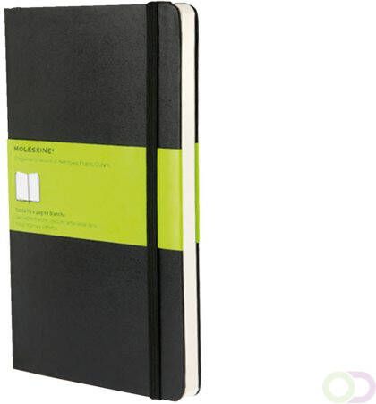 Moleskine Notitieboek large 130x210mm blanco zwart