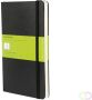 Moleskine notitieboek ft 13 x 21 cm effen harde cover 192 bladzijden zwart - Thumbnail 2