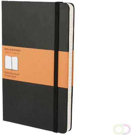 Moleskine Notitieboek large 130x210mm lijn zwart