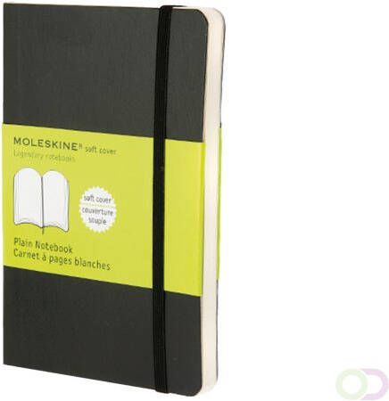 Moleskine Notitieboek pocket 90x140mm blanco zwart