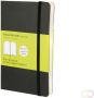 Moleskine notitieboek ft 9 x 14 cm effen soepele cover 192 bladzijden zwart - Thumbnail 4