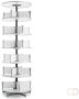 Moll klasseerzuil Multifile 6 verdiepingen hoogte 231 cm voor maximum 144 ordners wit - Thumbnail 2