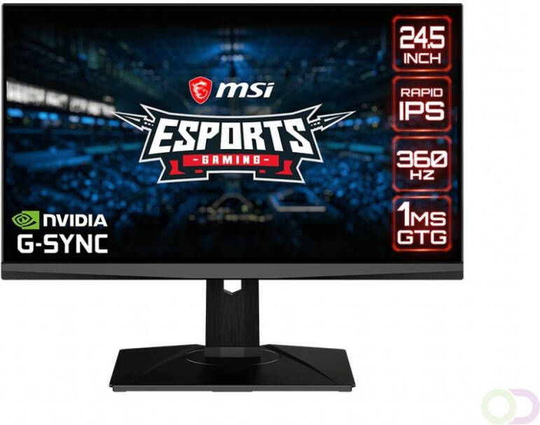 MSI Oculux NXG253R 62 2 cm (24.5") 1920 x 1080 Pixels Full HD LCD Zwart (OCULUX NXG253R)