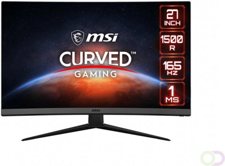 MSI Optix G27C7 68 6 cm (27") 1920 x 1080 Pixels Full HD LED Zwart (OPTIXG27C7)