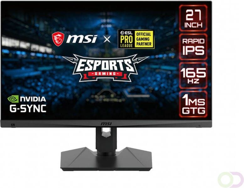 MSI Optix MAG274QRF 68 6 cm (27") 2560 x 1440 Pixels Quad HD Zwart (OPTIX MAG274QRF)