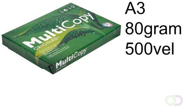 Multicopy Kopieerpapier Zero A3 80gr wit 500vel