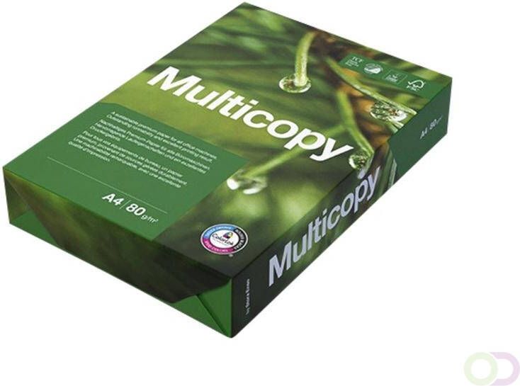 Multicopy Kopieerpapier A4 80gr 4-gaats wit 500vel