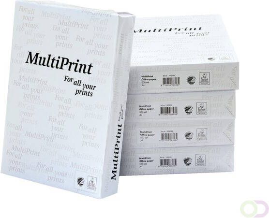 Multiprint Kopieerpapier A4 75gr wit 500vel