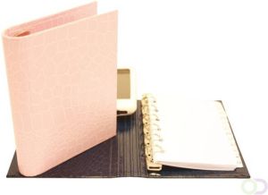 Multo flexible notebook compact croco roze