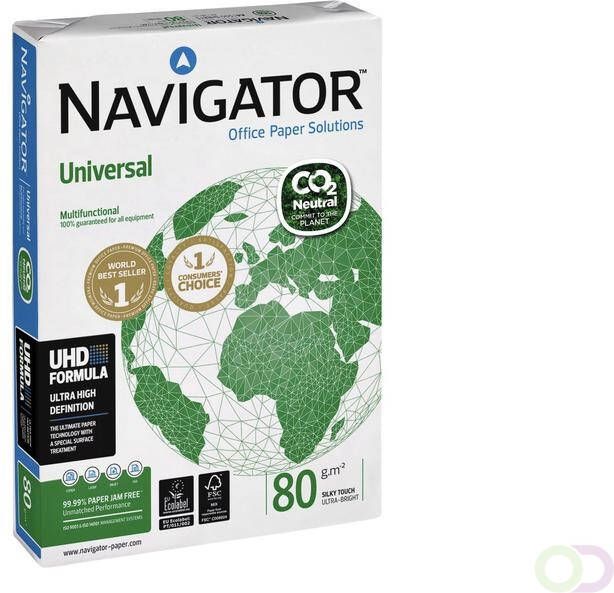 Navigator Kopieerpapier Universal CO2 A4 80gr wit 500vel