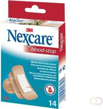 Nexcare 3M bloedstelpende pleister Blood Stop pak van 14 stuks