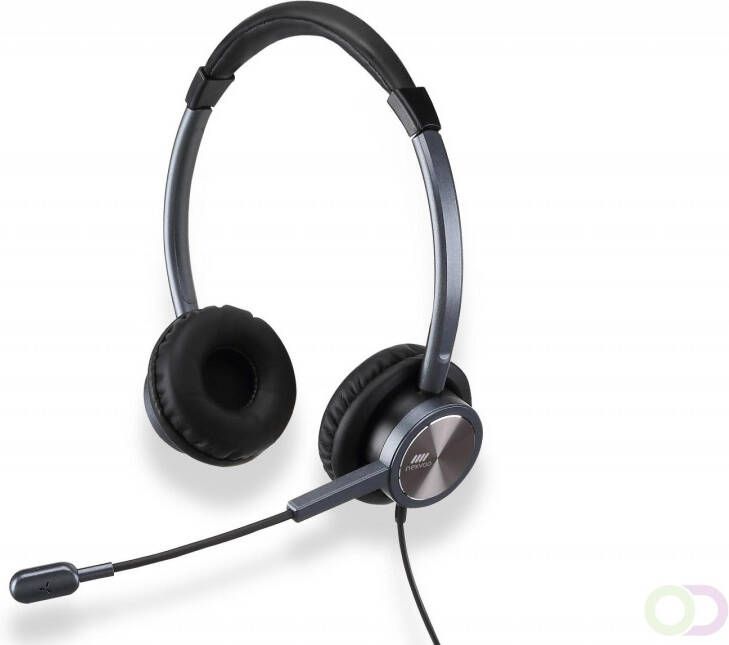 Nexvoo Benelux B.V. Nexvoo NexTalk UH15 hoofdtelefoon headset Bedraad Hoofdband Kantoor callcenter Zwart (UH15)