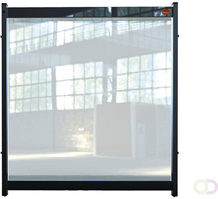 Nobo Premium Plus bureauscherm doorzichtig PVC 750 x 820 mm