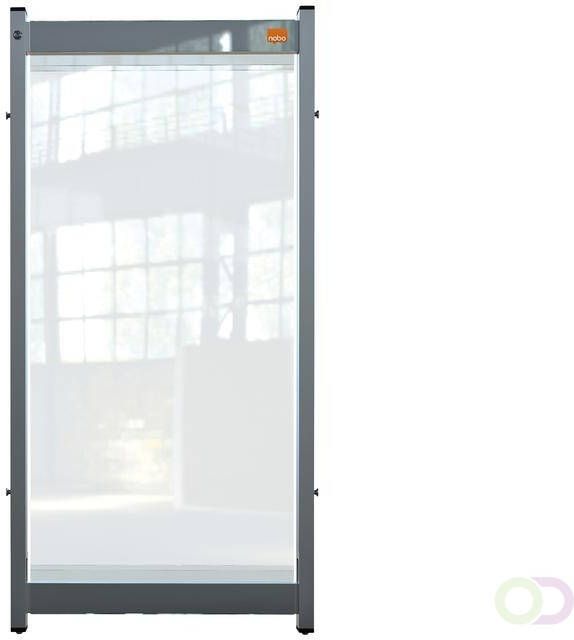 Nobo Premium Plus bureauscherm doorzichtig PVC 400 x 820 mm