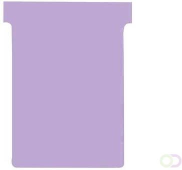 Nobo T-planbordkaarten index 3 ft 120 x 92 mm violet