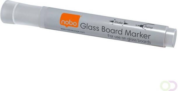 Nobo Viltstift glasbord wit