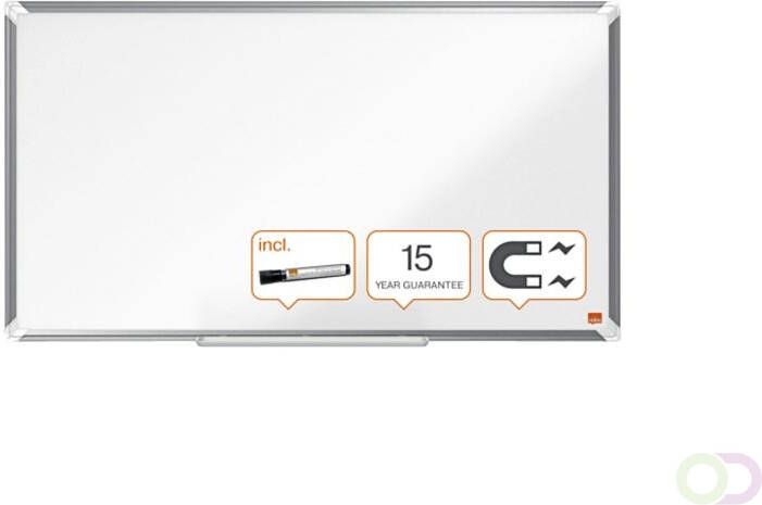 Nobo Whiteboard Premium Plus Widescreen 50x89cm staal