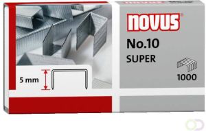Novus No.10 SUPER Doos ?? 1.000 stuks nietjes