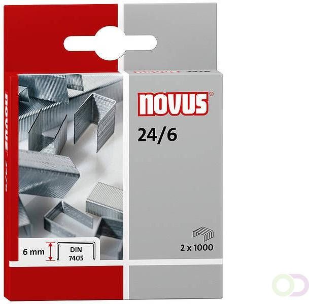 Novus Standard-nietjes 24 6 DIN (2.000)