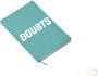 OctÃ gon Notitieboek Octagon DOUBTS A5 135x200mm dots blauw - Thumbnail 1