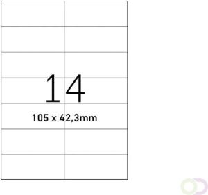 Office Etiket A4 105X42 3 14X