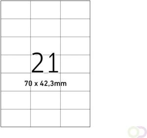 Office Etiket A4 70X42 3 21X
