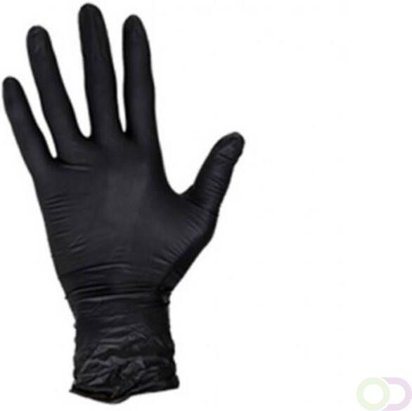 Office Handschoen nitril XL zwart 90 stuks