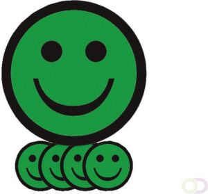 Smit Visual Magneet smiley 25mm emotie blij groen