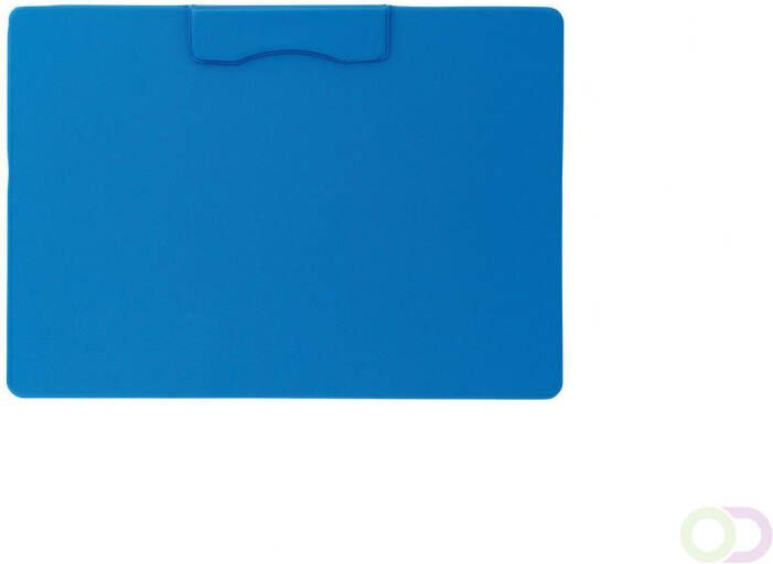 OfficeDeals Klembord magnetisch A4 dwars blauw