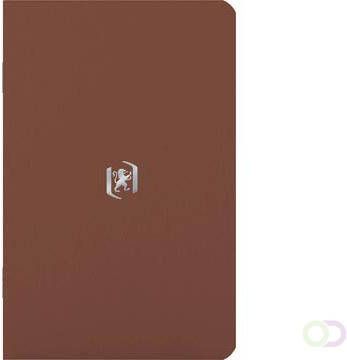 Oxford Pocket Notes 9 x 14 cm gelijnd 48 bladzijden chocoladebruin
