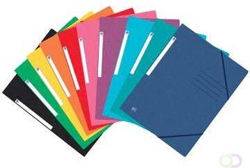 Oxford Top File+ elastomap voor ft A4 geassorteerde kleuren pak van 25 stuks