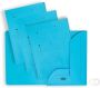 Oxford Ultimate dossiermap formaat A4 uit karton met 2 kleppen pak van 25 stuks blauw - Thumbnail 2