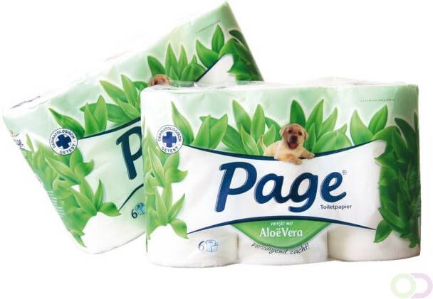 Page Toiletpapier AloÃ Vera 2 laags 200vel wit 6 rollen