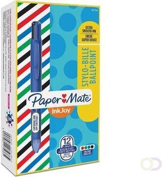 Paper Mate 4-kleuren balpen Inkjoy Quatro French Connection blauw