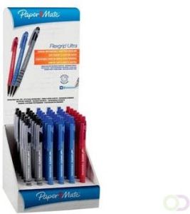 Paper Mate balpen Flexgrip Ultra RT display met 36 stuks in geassorteerde kleuren