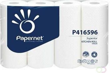 Papernet keukenrol Superior 3-laags 51 vellen pak van 4 rollen