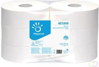 Papernet toiletpapier Special Maxi Jumbo 2-laags 1180 vellen pak van 6 rollen