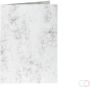 Papicolor Correspondentiekaart dubbel 105x148mm marble grijs - Thumbnail 1