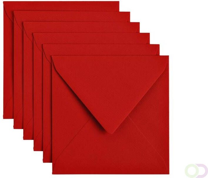 Papicolor Envelop 140x140mm rood