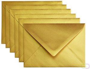 Papicolor Envelop C6 114x162mm metallic goud